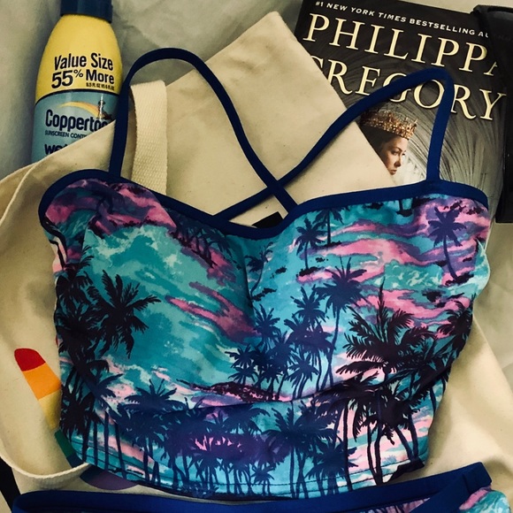 Hobie Blue Tropical Tankini - Picture 3 of 5